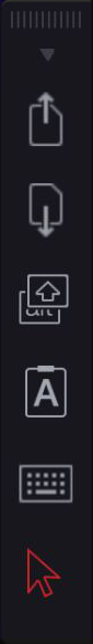 Remote desktop toolbar