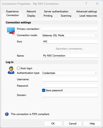 Connecting to Parallels RAS | Parallels Client for Windows User’s Guide 19